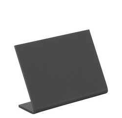Ardoise de table L-SHAPE, A7, noir