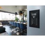 Ardoise murale UNIVERSAL, avec cadre en bois