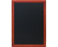 Krijtbord wandmodel UNIVERSAL met houten kader - mahonie