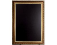 Ardoise murale GOLD, avec cadre gravé en couleur or