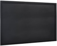 Ardoise murale WOODY, avec cadre en bois, noir