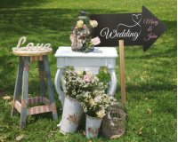  Panneau indicateur SILHOUETTE 'Flèche'