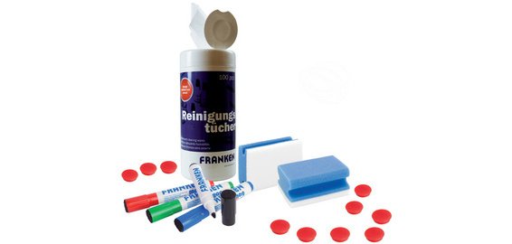 Kit de démarrage pour tableau blanc, magnétique