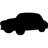 Ardoise murale SILHOUETTE 'Auto'