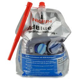 Zak stand-up AdBlue, klaar voor gebruik, 5 liter