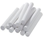 Craie pour tableau, rond, blanc