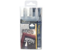 Feutre-craie WATERPROOF MEDIUM, étui de 4