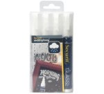 Feutre-craie WATERPROOF MEDIUM, étui de 4