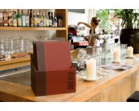 Protège-menus TRENDY, A4, boîte de 20, bordeaux