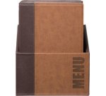 Protège-menus TRENDY, A4, boîte de 20, bordeaux