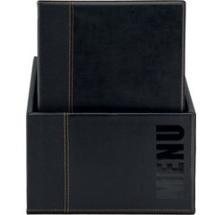 Protège-menus TRENDY, A4, boîte de 20, noir
