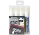 Feutre-craie WATERPROOF LARGE, étui de 4