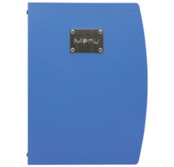Protège-menus RIO MENU, A4, bleu
