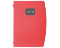 Protège-menus RIO MENU, A4, rouge