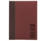 Protège-menus TRENDY, A4, bordeaux