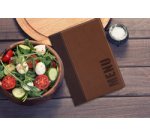 Protège-menus TRENDY, A4, bordeaux