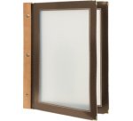 Inserts pour protège-menus WOOD, bordeaux