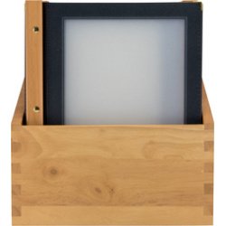 Protège-menus WOOD, A4, dans une boîte de 20