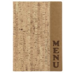 Protège-menus DESIGN CORK, A4, beige