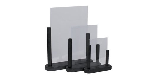 Porte-visuel TABLE, acrylique, A4