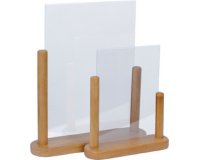 Krijtbord tafelmodel A5 - teak