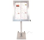 Battery security for LED billboard