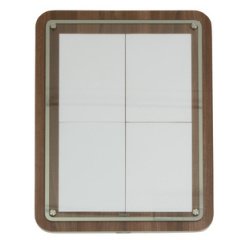 Vitrine d'affichage GLASS STAR, 1x feuille A4, chêne