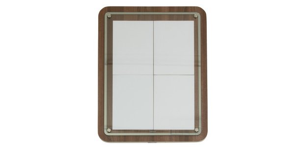 GLASS STAR display case, 1x A4 sheet, oak