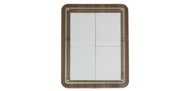 Vitrine d'affichage GLASS STAR chêne 1 feuille