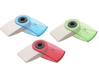 FABER-CASTELL Gomme en plastique 'SLEEVE MINI', assorti