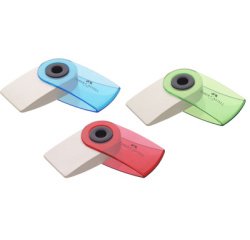 FABER-CASTELL Gomme en plastique 'SLEEVE MINI', assorti