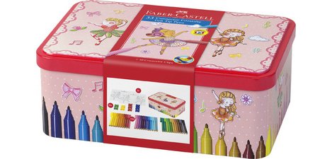 FABER-CASTELL Feutres CONNECTOR PEN, boîte ballerine de 33