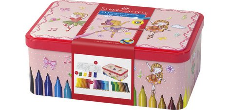 FABER-CASTELL Feutres CONNECTOR PEN, boîte ballerine de 33