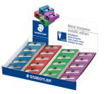 Taille-crayon Metallic, en métal, présentoir de 20