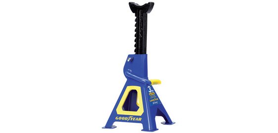 Chandelle 3 tonnes, bleu / jaune