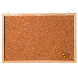 Tableau en liège 'Memoboard', 1.000 x 600 mm, marron