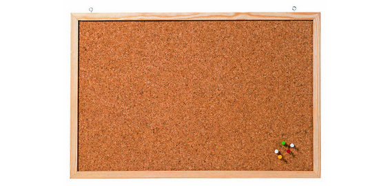 Tableau en liège 'Memoboard', 1.000 x 600 mm, marron