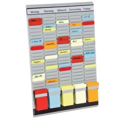 Tableau planning à fiches T, (L)315 x (H)490 mm