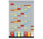 Tableau planning à fiches T, (L)474 x (H)780 mm