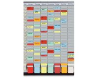 Tableau planning à fiches T, (L)474 x (H)780 mm
