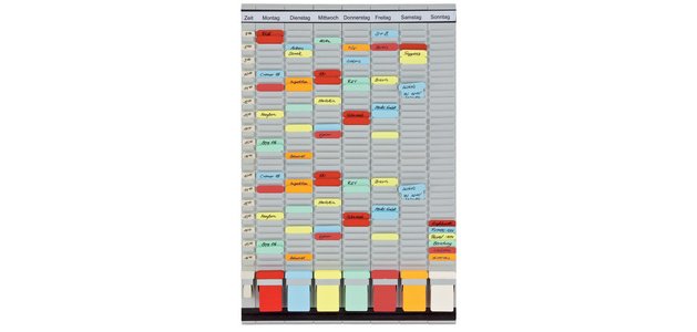 Tableau planning à fiches T, (L)474 x (H)780 mm