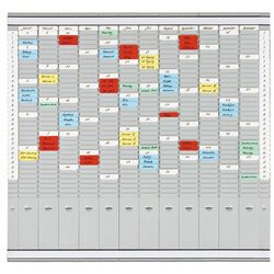 Tableau planning à fiches T, (L)819 x (H)780 mm