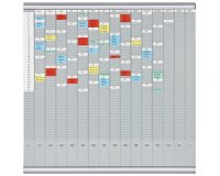 Tableau planning à fiches T, (L)1.008 x (H)1.008 mm