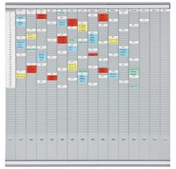 Tableau planning à fiches T, (L)1.008 x (H)1.008 mm