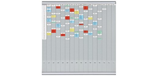 Tableau planning à fiches T, (L)1.008 x (H)1.008 mm