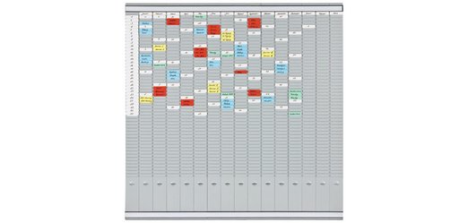 Tableau planning à fiches T, (L)1.008 x (H)1.008 mm