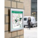 Cadre porte-affiches security, ininflammable, A2