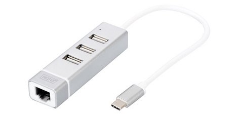 adaptateur USB 2.0 vers Fast Ethernet, 3 ports USB