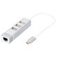 adaptateur USB 2.0 vers Fast Ethernet, 3 ports USB