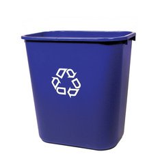 Corbeille à papier, 12,9 litres, rectangulaire